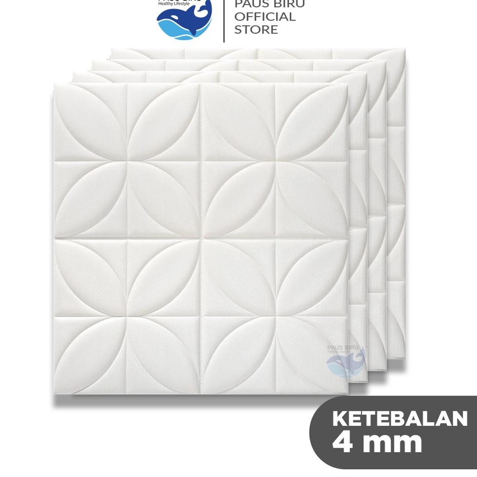 8.8 Paus Biru - Wallpaper 3D FOAM / Wallpaper Dinding 3D Motif Foam Batiky/Wallfoam Batik 4MM