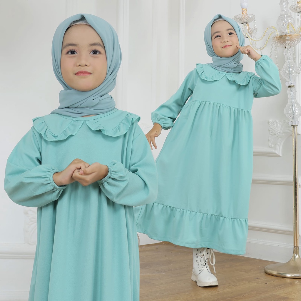 COANDCOW Gamis Model Korea Anak Perempuan Model Terbaru