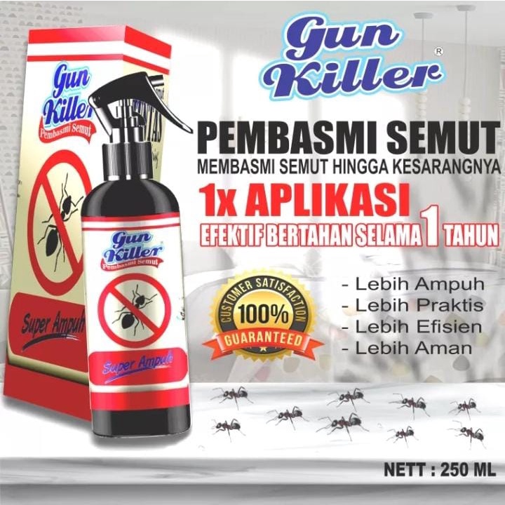 RACUN PEMBASMI SEMUT KECOA SUPER AMPUH 100% UKURAN 250ML SPRAY