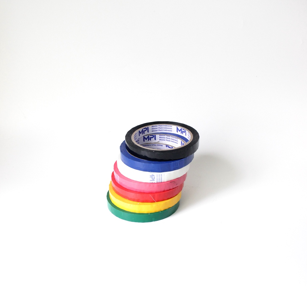 Isolasi Warna-Warni 12mm - Lakban Opp Tape Warna 12mm