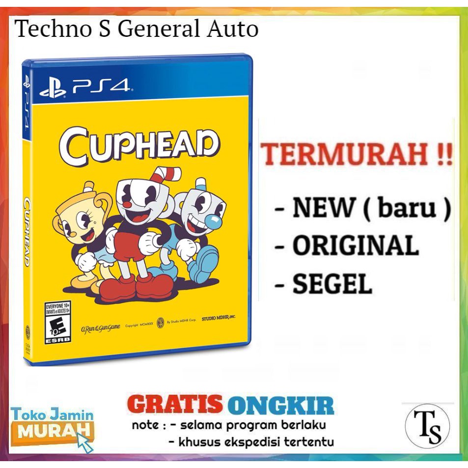 PS4 Cuphead / CD BD Kaset PS 4 Cuphead