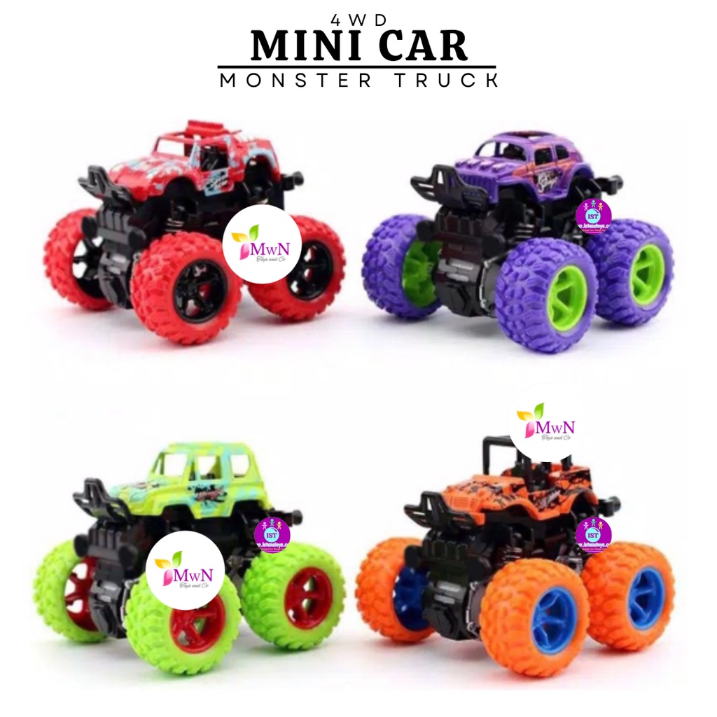 MWN Mainan Mobil Anak Mini Monster Truck Off Road 4WD