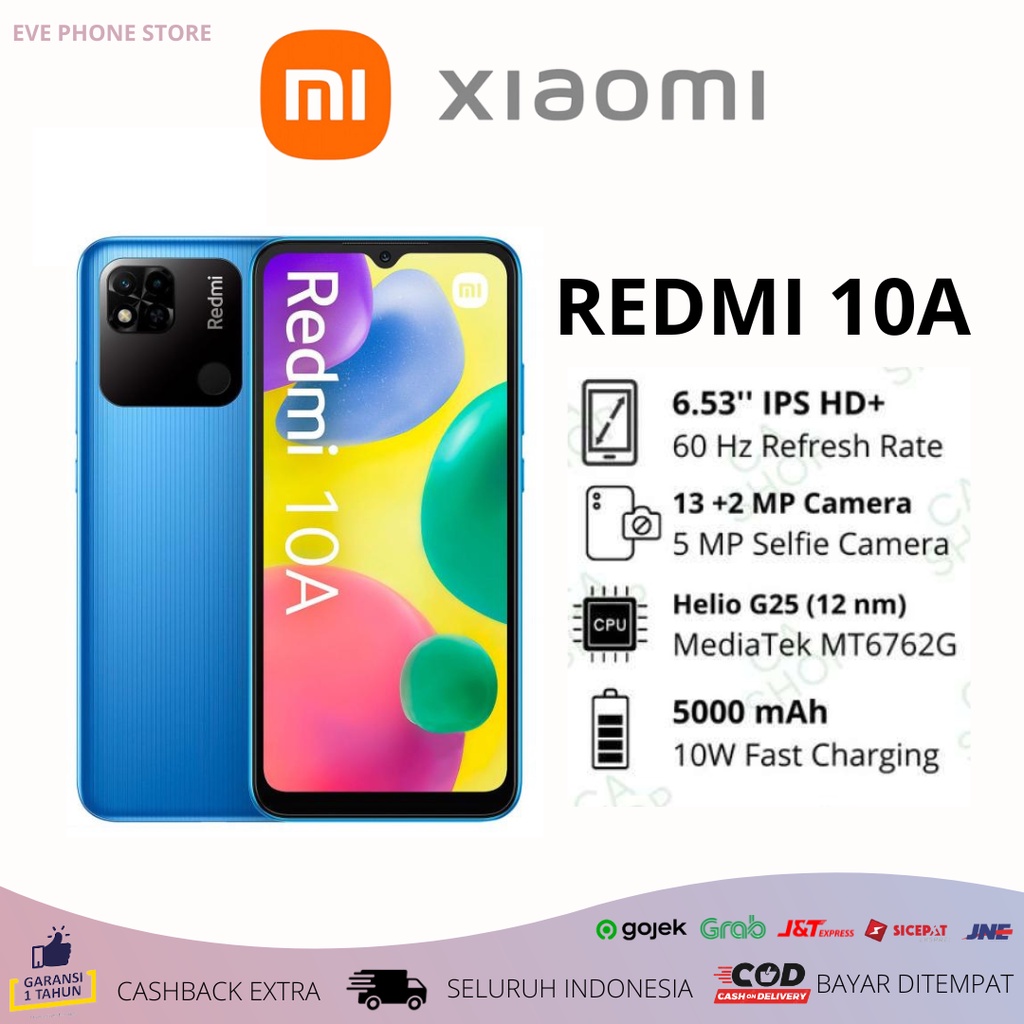 XIAOMI REDMI 10A 3/64 GB NEW