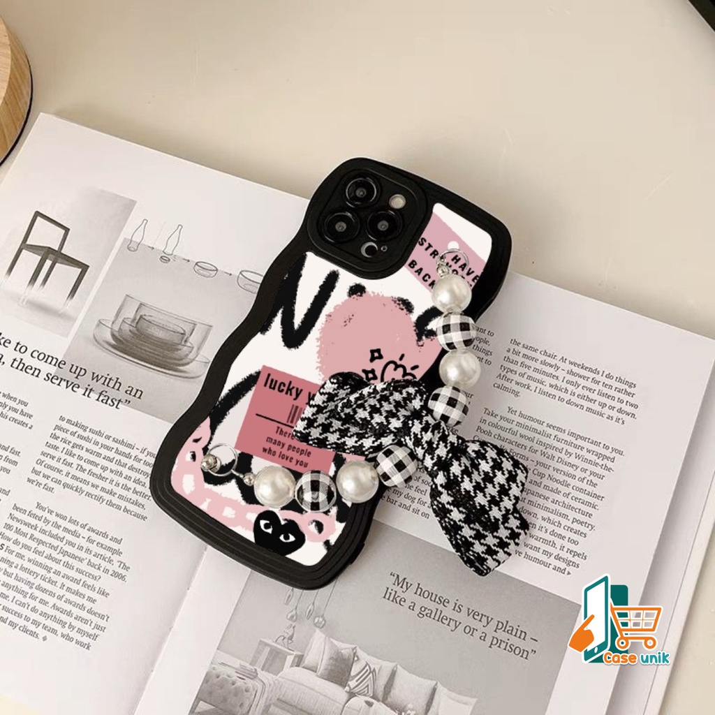 GC22 SOFTCASE MOTIF GRAFITI HATI BUNGA HANDGRIP PITA FOR INFINIX SMART 5 6 6 PLUS HOT 9 10 11 12 PLAY 12I 20 20I 20S CS5521