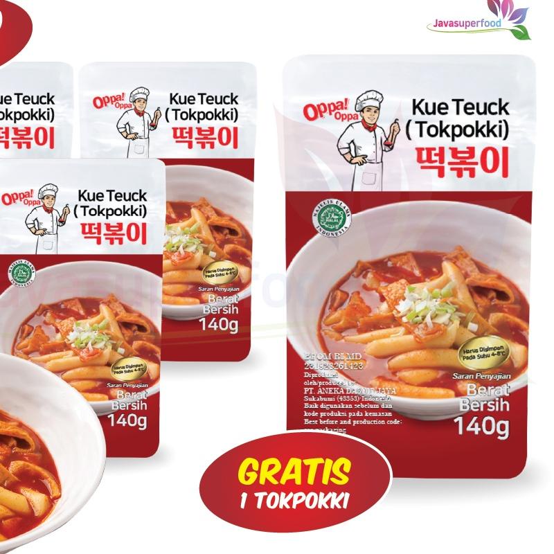 

❁ [BELI 3 GRATIS 1] Paket Tteokbokki tokpokki tokpoki 100g + Saus 50g ➵
