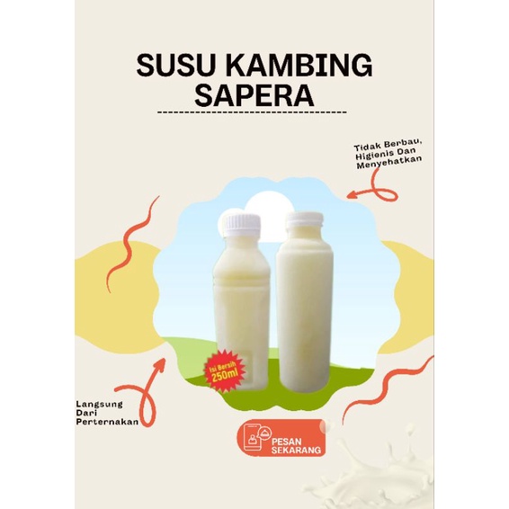 

Susu kambing murni cair (SAPERA)