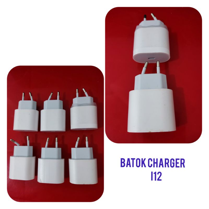 Batok Charger i12 (Cacat/Bengkok) Returan