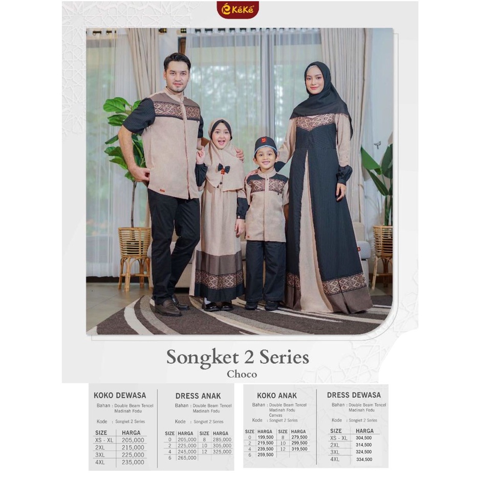 SARIMBIT KEKE  SONGKET 2 SERIES