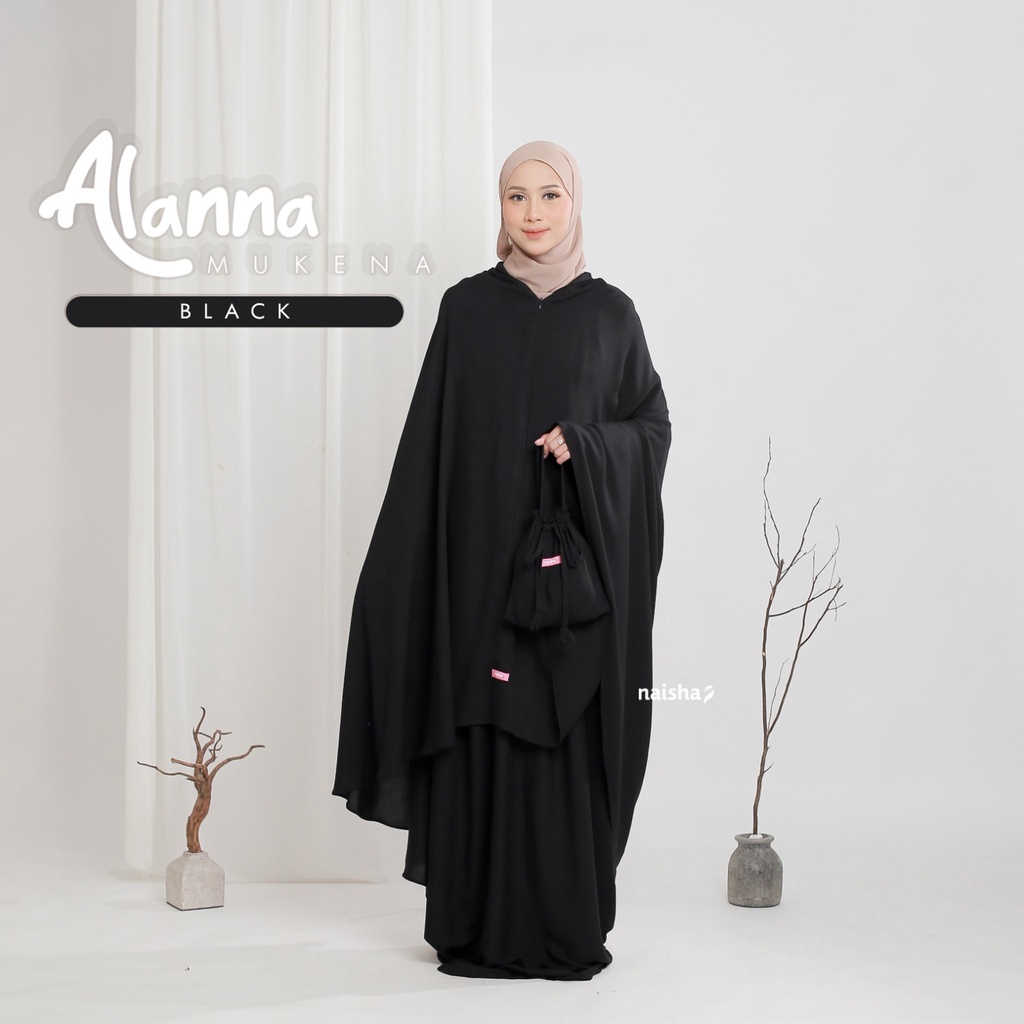 Allana Mukena - Giter Store - Mukena Katun Rayon 2in1 by Naisha