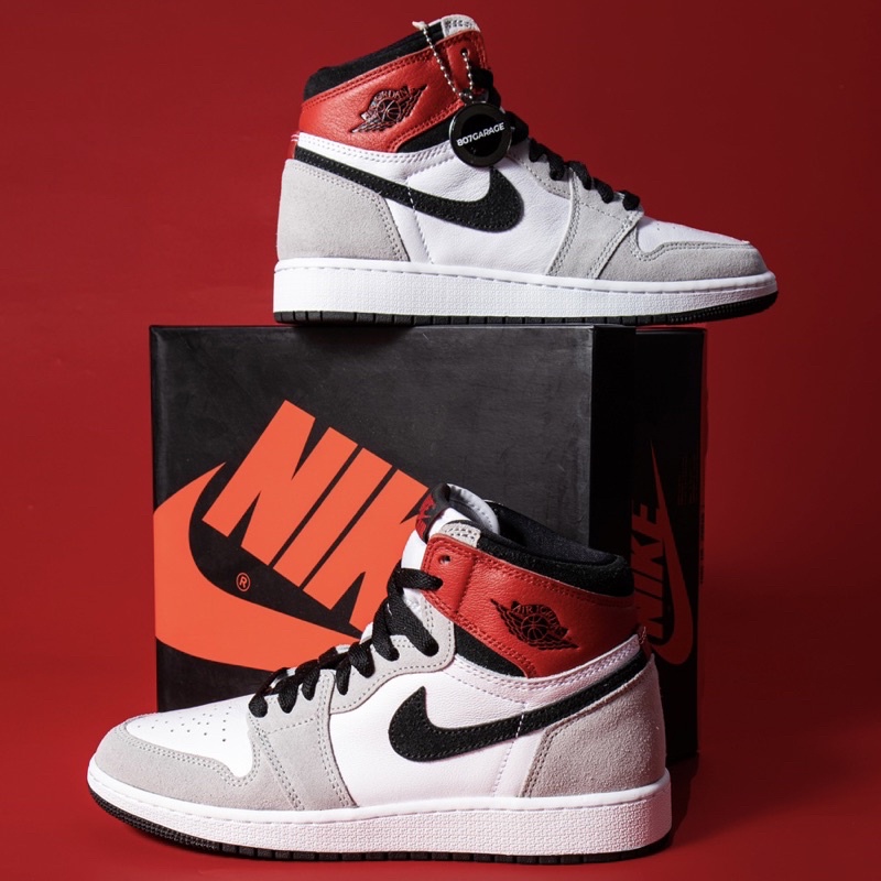 Air Jordan 1 High Light Smoke Grey GS Women