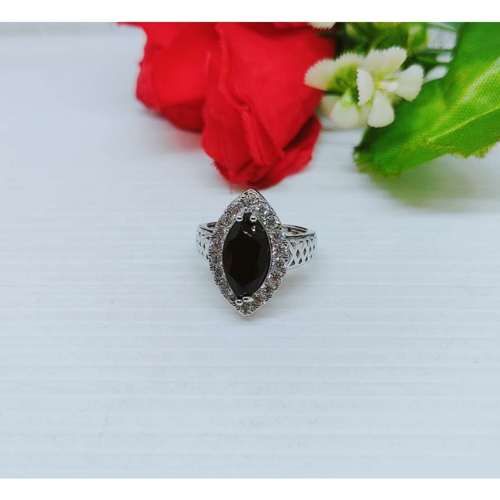 Cincin Xuping Mata Full Lapis Emas Perhiasan Fashion 1327