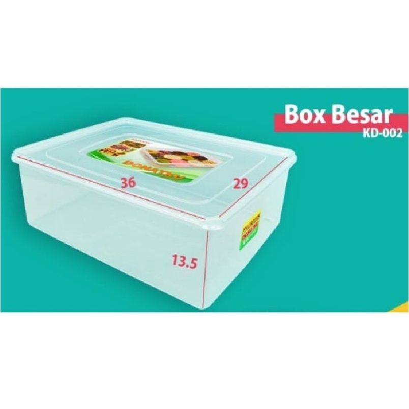 Nagamas Tempat Donat Box Donat Kotak Donat Plastik Donatsu KD-002
