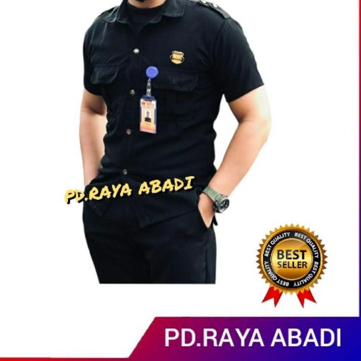 Terlaris Seragam Safari Pendek / seragam satpam / safari satpam / Safari Security / Seragam Security