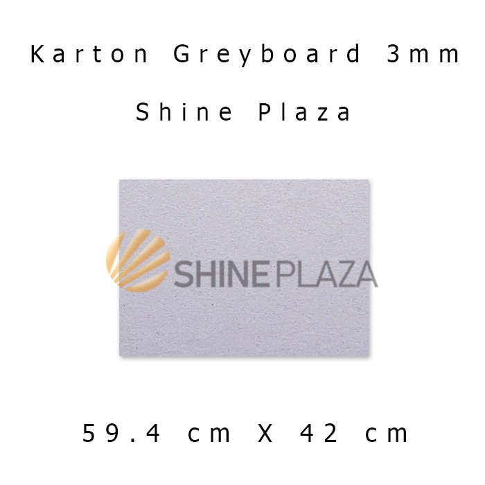 

Karton Greyboard 3mm A2 - Grey Board Abu 3 mm - Bahan Maket
