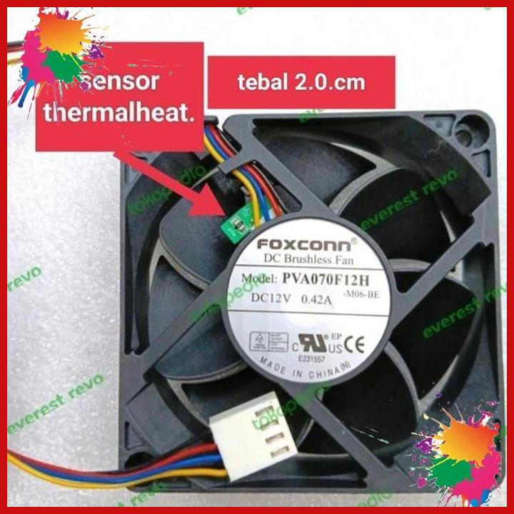 FAN DC 7 X 7 CM 12V/KIPAS DC 7 X 7 CM [ERV]