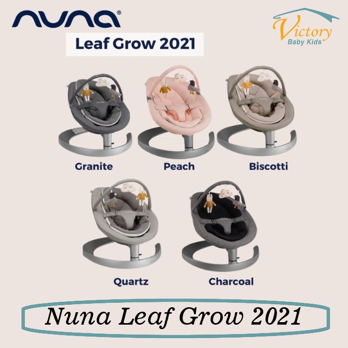 Nuna Leaf Grow 2021 Bouncer With Toy - Ayunan Bayi Elektrik