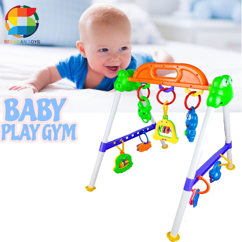 ( BISA COD )Sekawantoys Baby Musical Play Gym / mainan musik rattle bayi ( SKW.2027C )