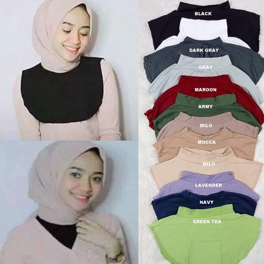 Manset Leher Hijab Wanita Rayon Mt02