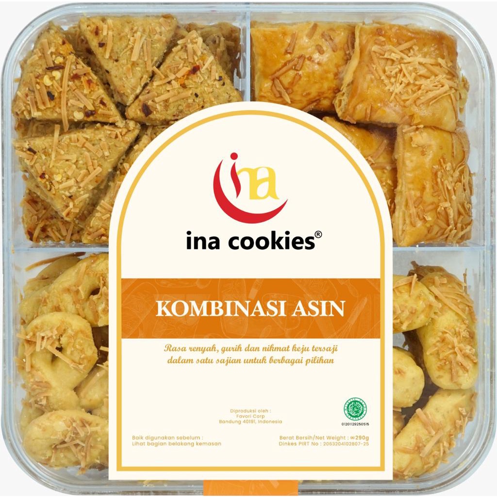 

Ina Cookies Kombinasi Aneka Asin