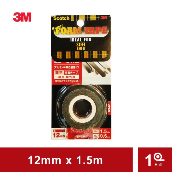 

Terlaris 3M Super Strong For Steel (Kkd-12) (Eceran) - Jual Double Tape Murah