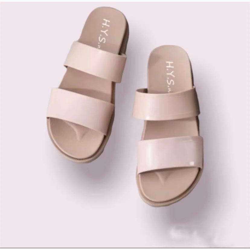 Disc Sandal Wanita Terbaru// Sendal Karet Jelly Import// Hys New 0912