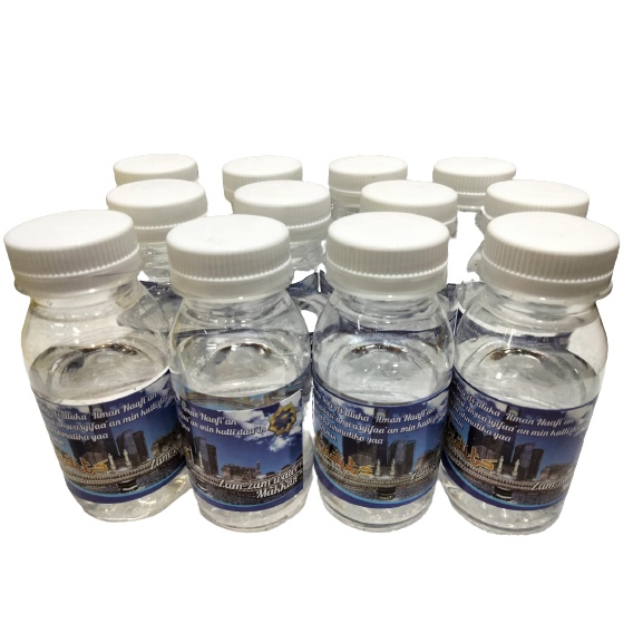 Air zamzam isi 50ml-60ml-80ml murah perbotol