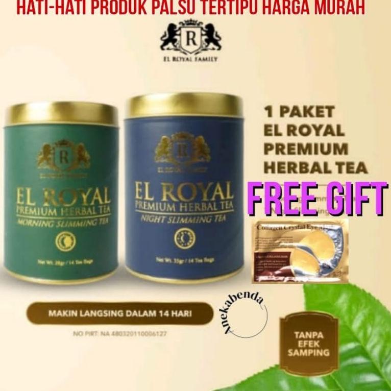 

Banjir Promo 3.3 (FREE GIFT) EL ROYAL PREMIUM HERBAL TEA / TEH HERBAL UNTUK KESEHATAN / 1 PAKET ISI MORNING & NIGHT ,.,.,.,.,.,