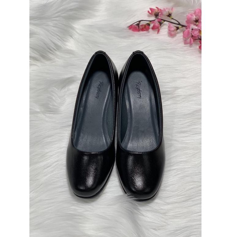 TERPERCAYA sepatu pantofel wanita raspberry korea