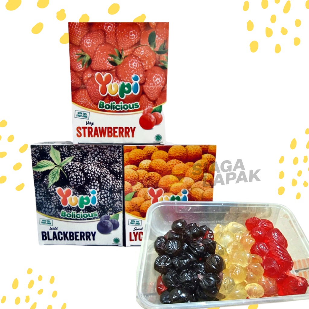Permen Yupi Jeli Gummy Candy Jelly Box Aneka Rasa
