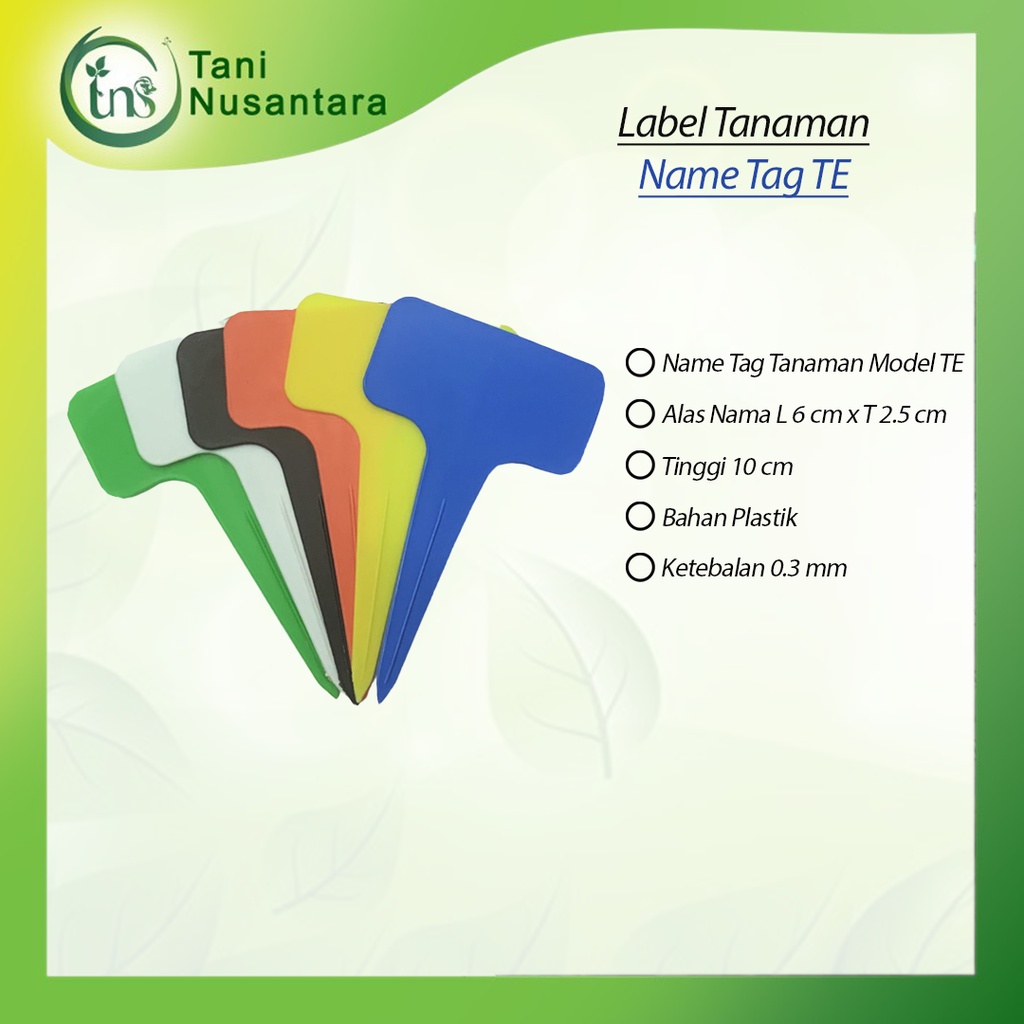 

Label Tanaman T Name Tag ID Plant Hidroponik Plastik Isi 10 Pcs - LT04