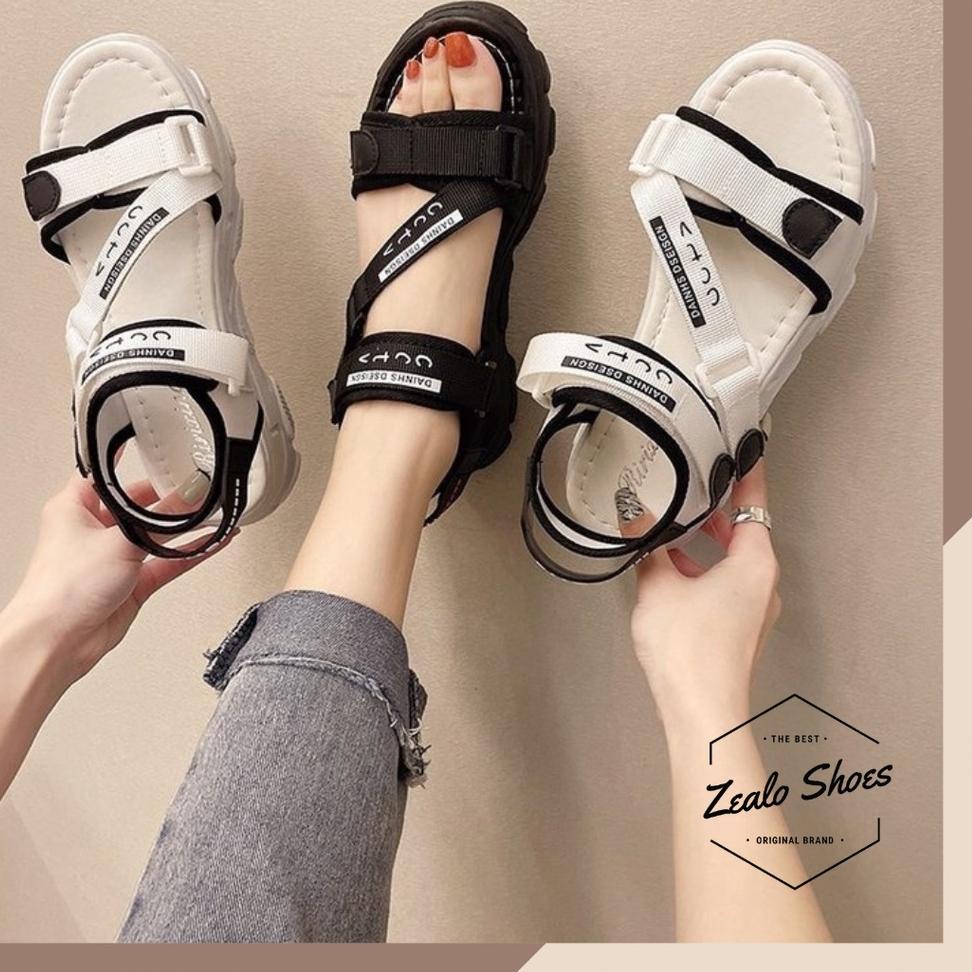 RECOMENDED Zealo.Shoes 126 Sepatu Sandal Wedges Wanita Import Premium Quality