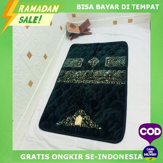 Sajadah Traveling Tebal Rajut Rumbai Souvenir Haji Umroh Sajadah Jumbo Sajadah Sajadah Tebal Dan Emp