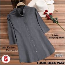 Baju Wanita Tunik Bees way Crinkle