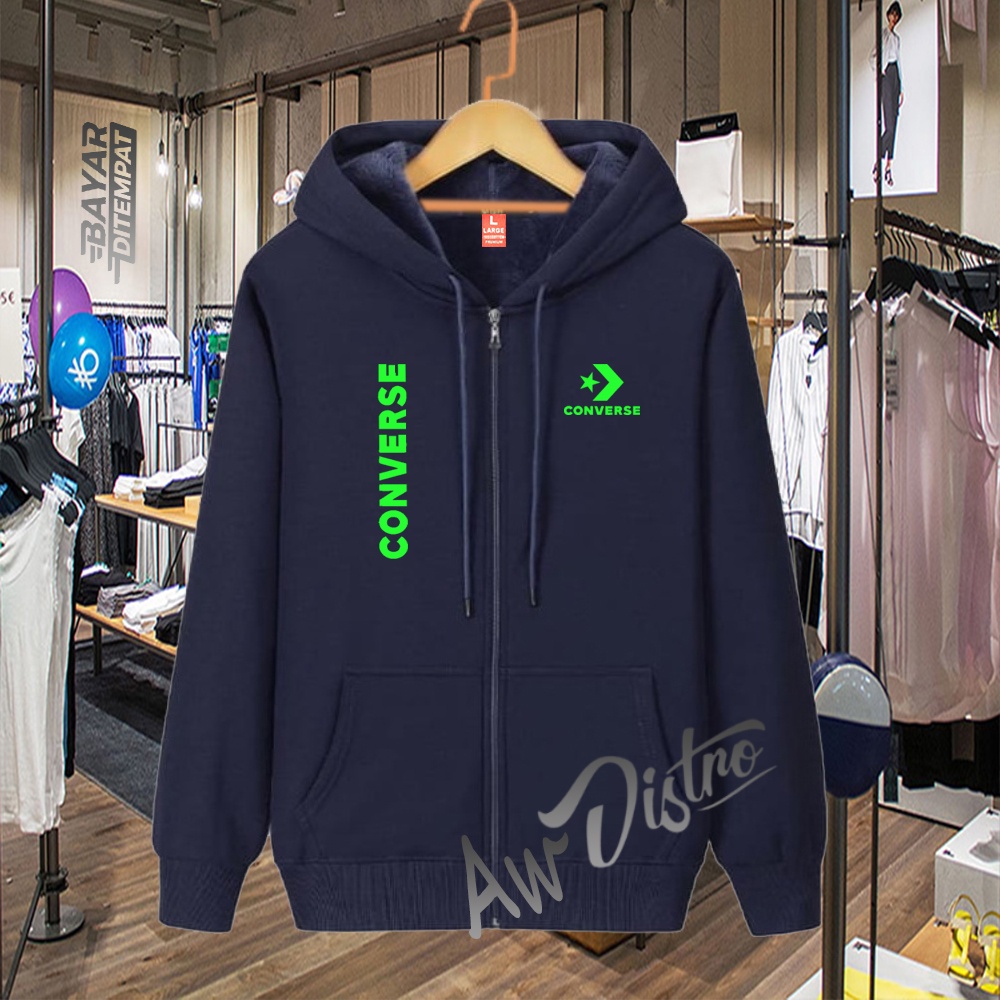 COD Jaket Distro CVS KIRKA Text Neon Premium Quality Sweater Tulisan Jaket Kata-Kata Hoodie Sablon