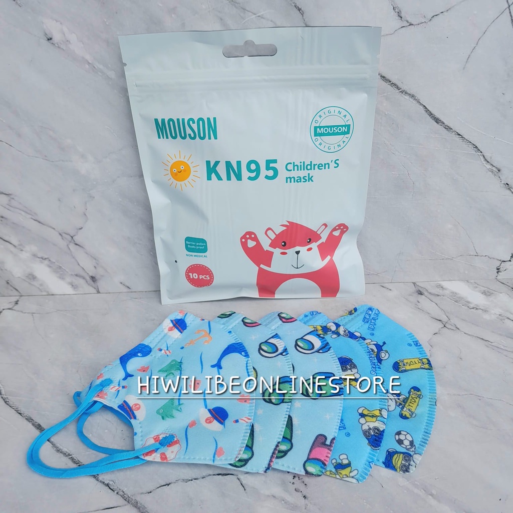 HWLB MASKER KN95 ANAK MOTIF isi 50