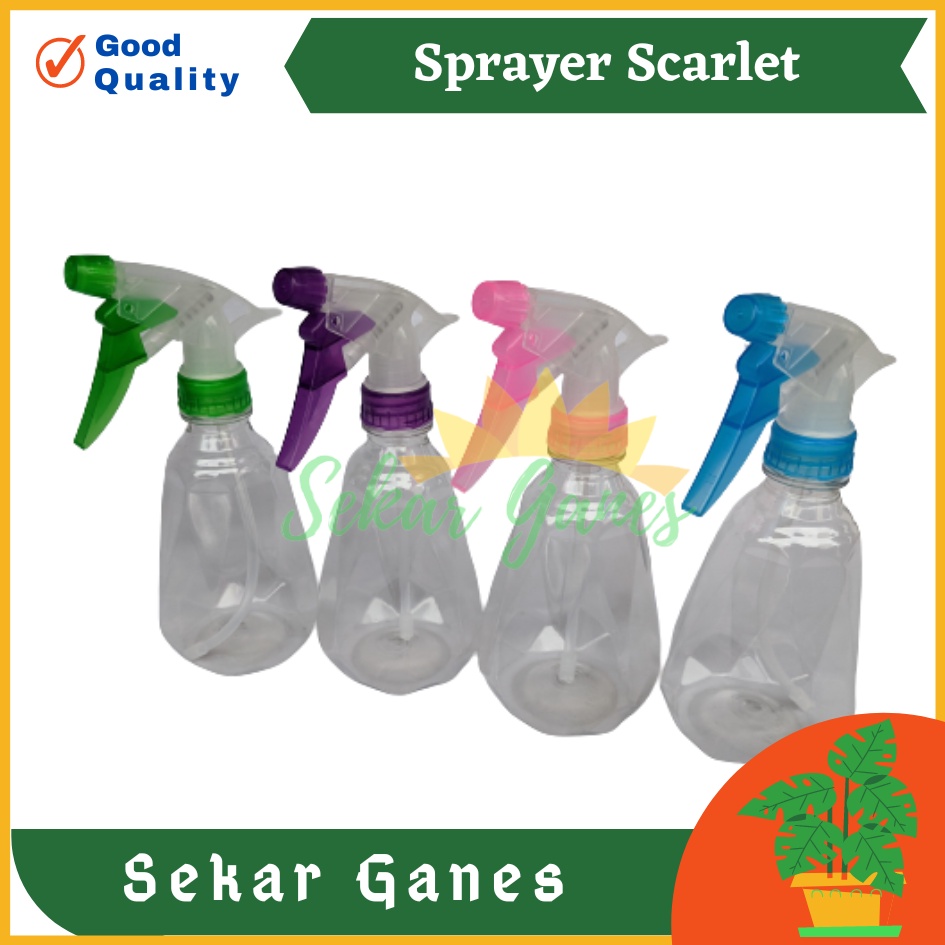 Sprayer Scarlet 500 Ml 1/2 Liter Sprayer Air Disinfektan Tanaman Burung Sprayer Semprotan Serbaguna Manual Swan Gun - SPRAYER BOTOL SEMPROTAN ASENA 500 ML AIR DISINFEKTAN