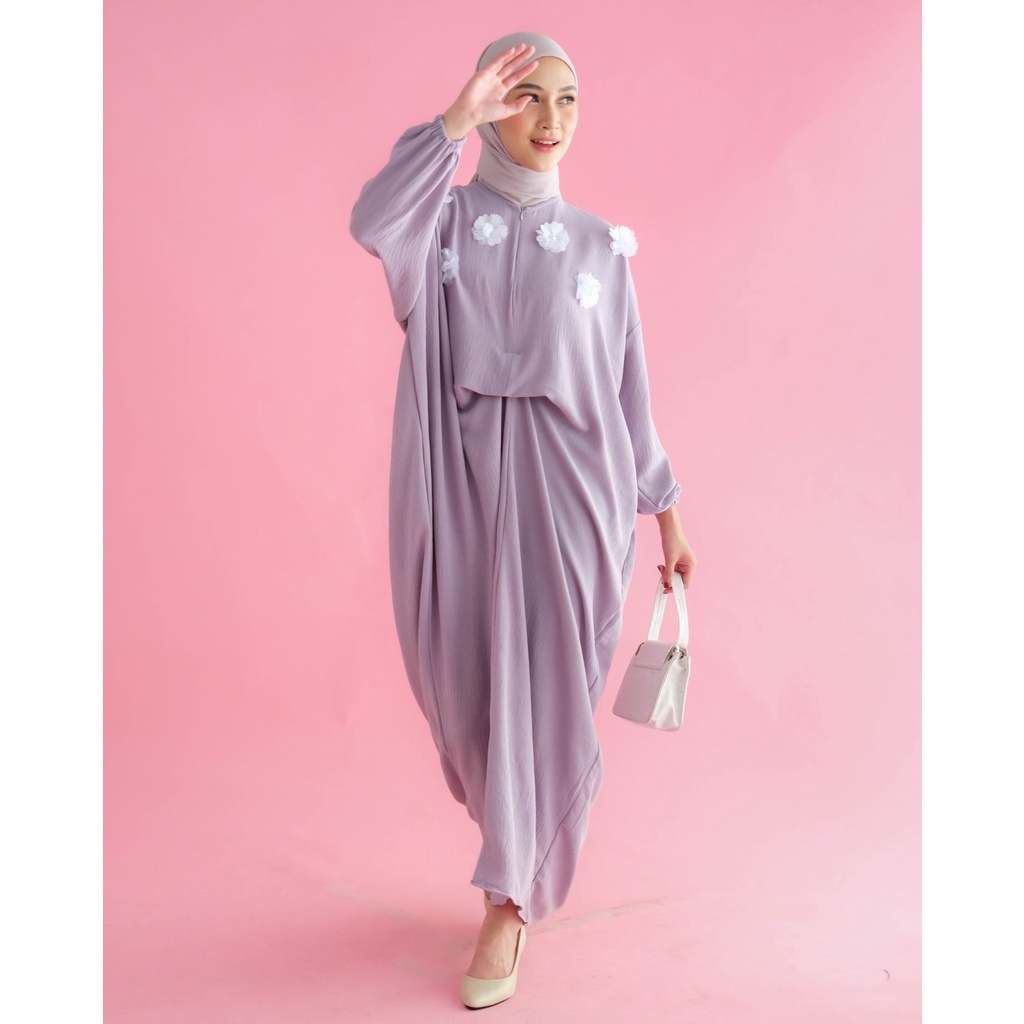 Myrubylicious MIYUKI KAFTAN KODE NN2528 | KAFTAN | BAJU MUSLIMAH | DRESS | KAFTAN LENGAN PANJANG