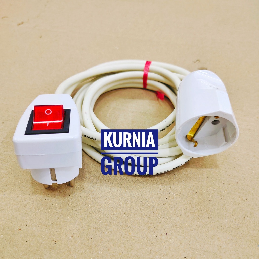 Kabel Sambungan Jek Arde Extension Contra Broco Stop Kontak +Perpanjangan Cable Super Kuat Colokan Sambung Kable Kurang Panjang Dengan Steker Saklar Switch Indikator Menyala Bahan Full Kuningan Kbl Tebal Serabut isi Banyak Costom Ukuran Sesuai Kebutuhan