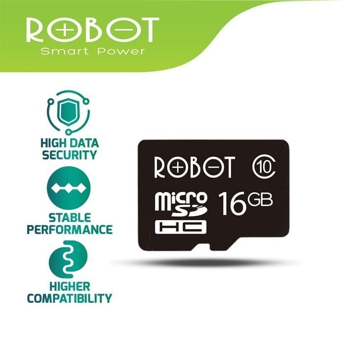 ROBOT Micro SD 16GB Memory Card