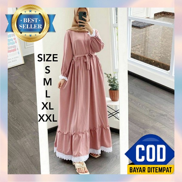 Sasikirana - Fayra Kaftan Tile Dot Full Depan Belakang Mewah / Baju Gamis Wanita Terbaru 2023 / Gamis Kaftan Remaja Dewasa / Gamis Pesta / Dress Kondangan Trand Model Baju Gamis Remaja Terbaru N_Muslimah Kekinian 2021 Gamismurah Bajugamis Super Kek Lt