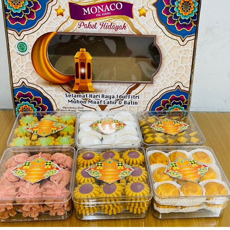 

➣ Kue Paket Lebaran Monaco isi 6 Toples ➢