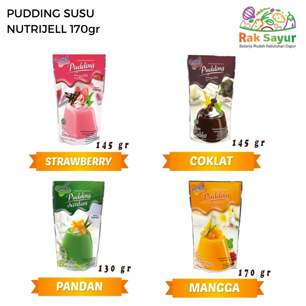 

Pudding Susu Nutrijell 145gr Mangga Coklat Rak Sayur Pasar Murah Online Padang