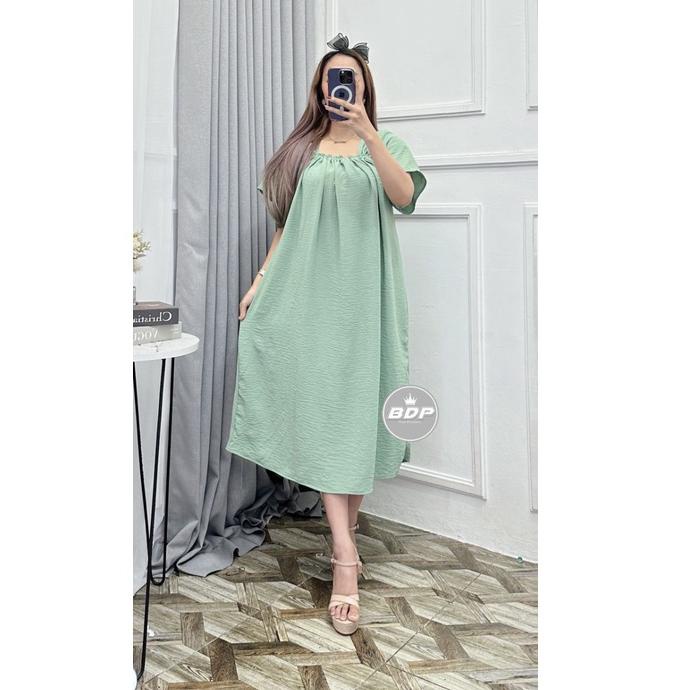 Siap Kirim DIANPUTRI - DASTER CRINKLE/DASTER CRINKLE LAURA/LAURA DRESS CRINKLE