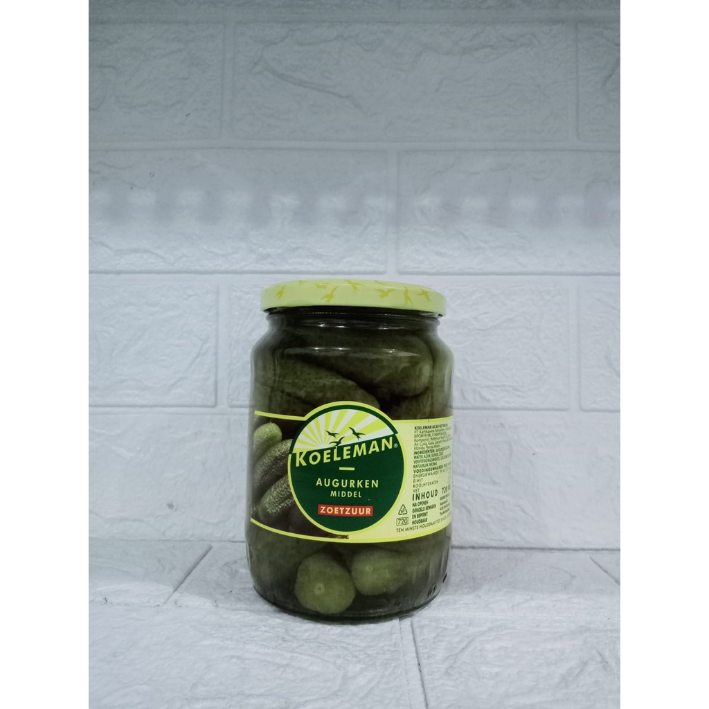 

CUCUMBER timun acar KOELEMAN & CONTADINA 680 gram