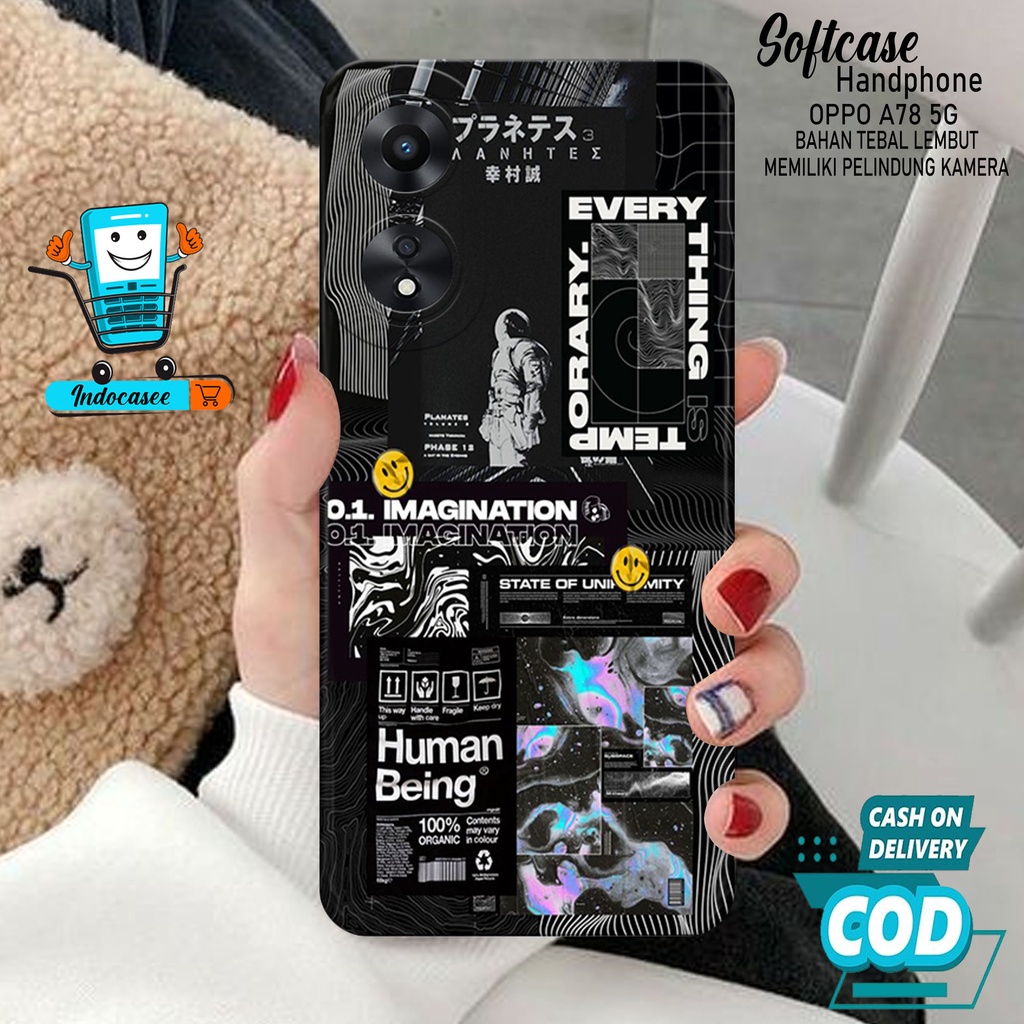 Case Hp OPPO A78 5G - Softcase OPPO A78 5G Terbaru - Casing OPPO A78 5G - Kesing OPPO A78 5G - Silik