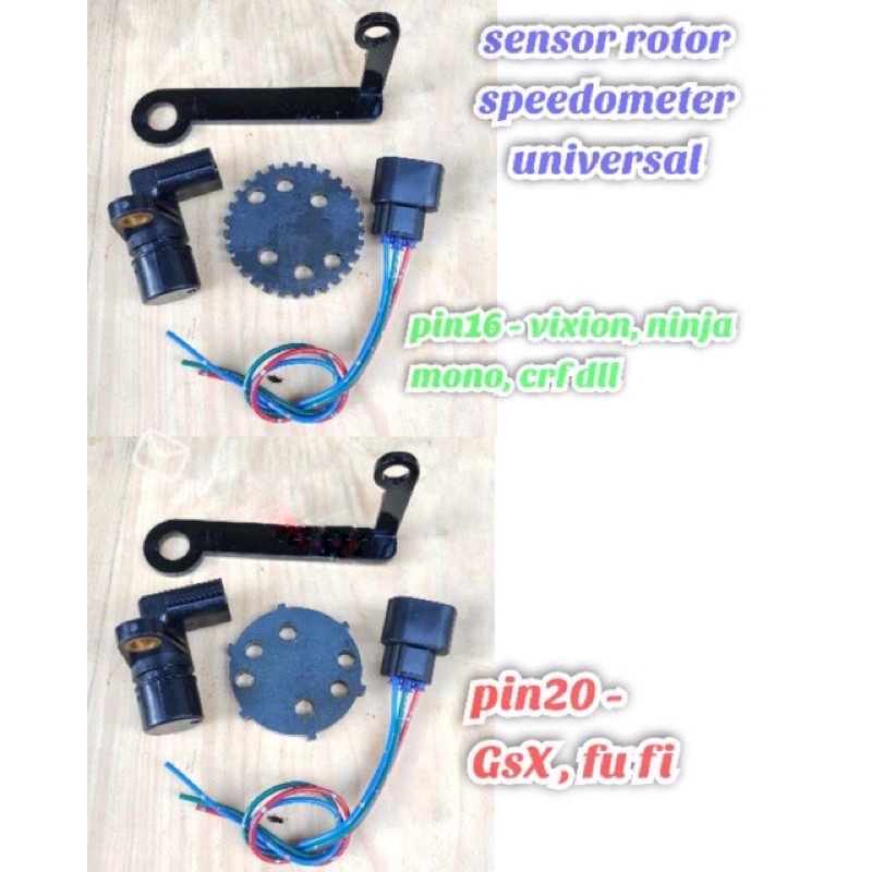 ROTOR SENSOR BREKET SPEEDOMETER DIGITAL SPIDO PIN 16 20 VIXION GSX