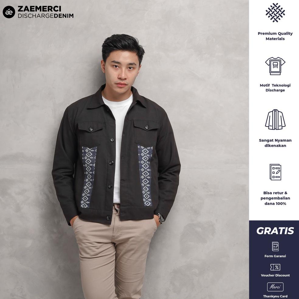 TREN TERBARU Zaemerci - Jacket Trucker Praba Kanvas Pria | Casual Men Jacket Trucker Original