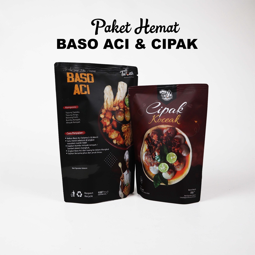 

Paket Hemat Baso Aci Dan Cireng CIPAK Koceak