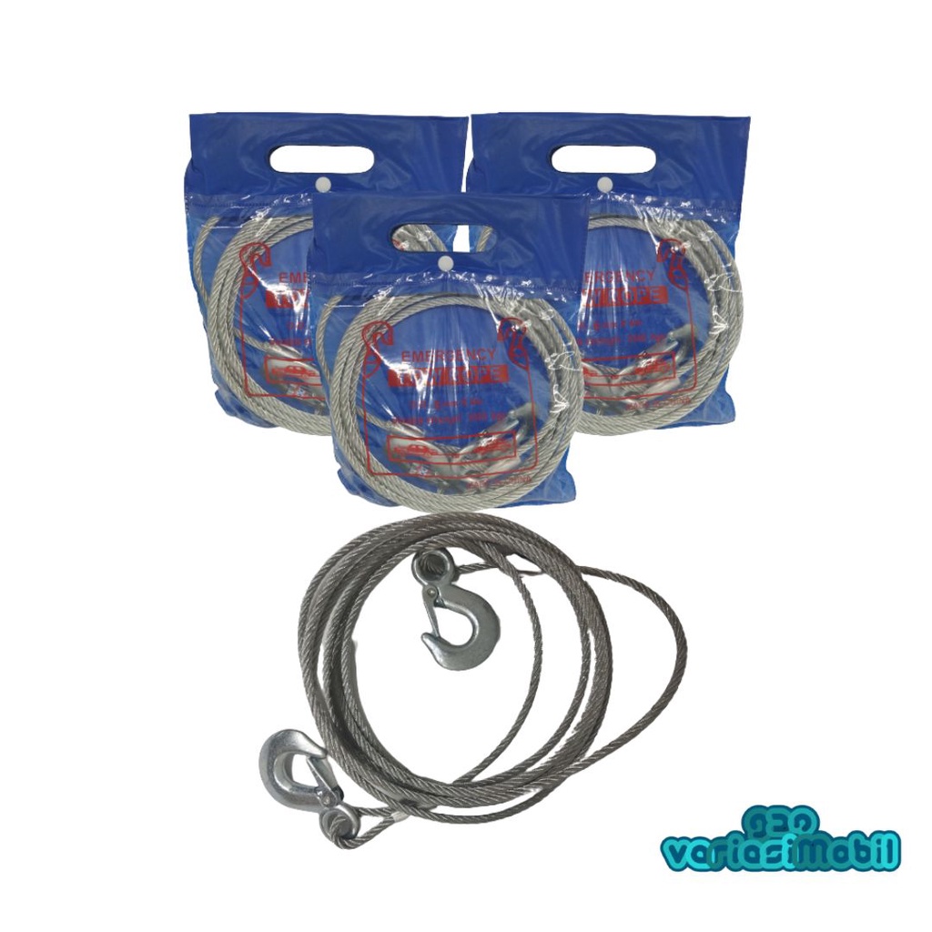 Tali Seling Tarikan Derek Baja Mobil