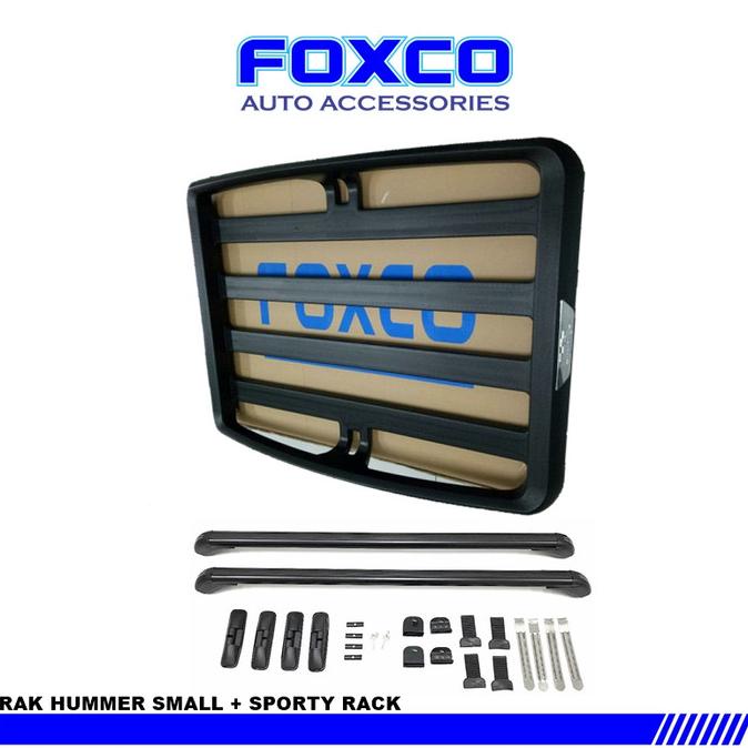 Paket Kaki Roof Rack + Rak Bagasi Atas Mobil All New Rush 2018